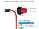 Powerline USB A to Micro USB Braided cable